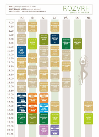 ROZVRH PLTATNÝ OD 1.2.2026